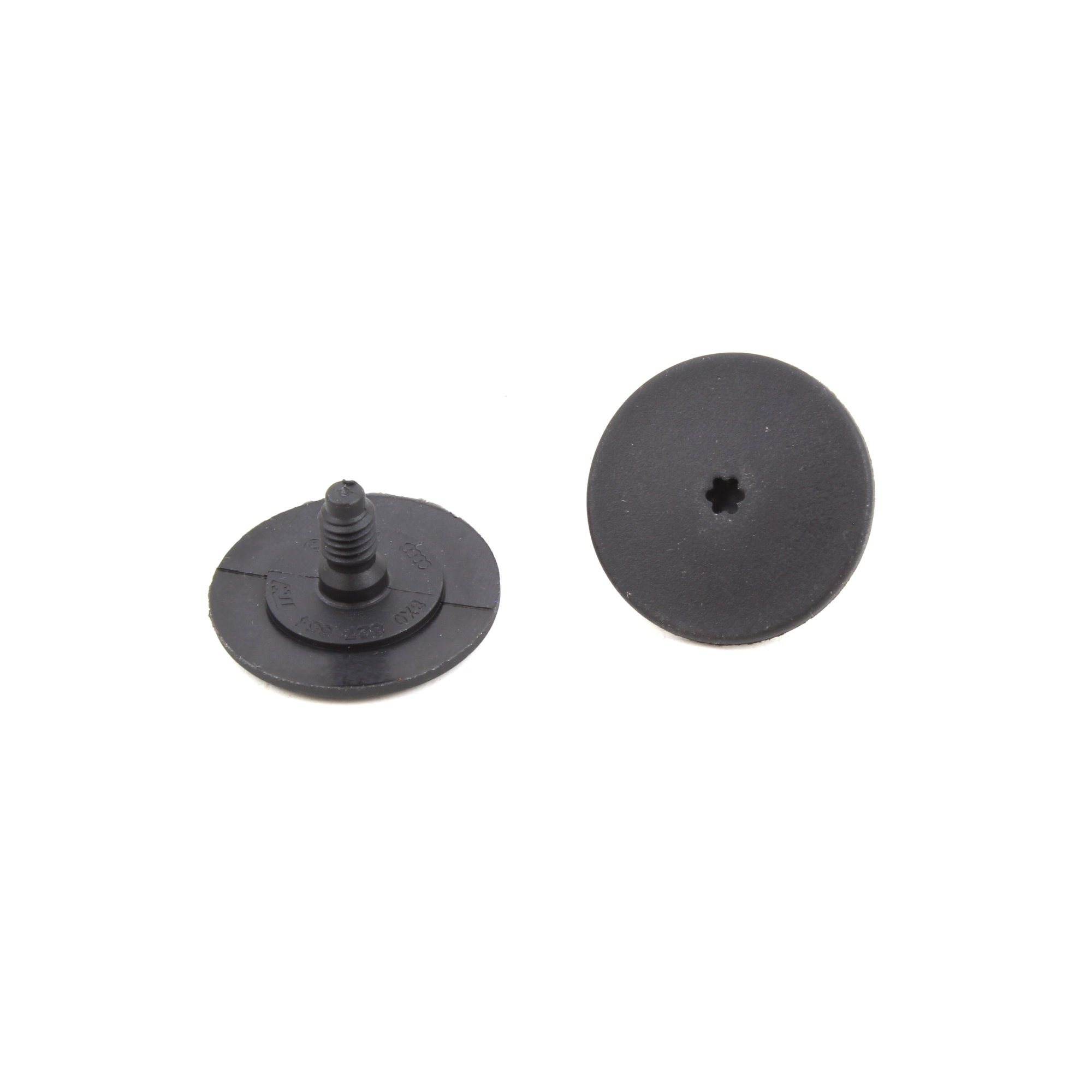 2 Stück Flachkopfschraube Kunststoff M6x10 Stoßstange hinten