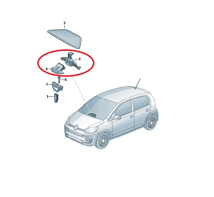 Aufnahme Halter für Handy für Fahrzeuge mit Smartphone-Vorbereitung