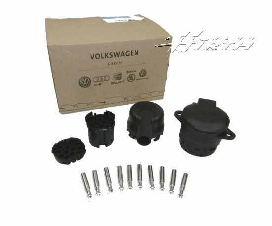 Gehäuse Steckdose AHK Elektrik Anhänger Anhängerkupplung Original VW 5N0945505A