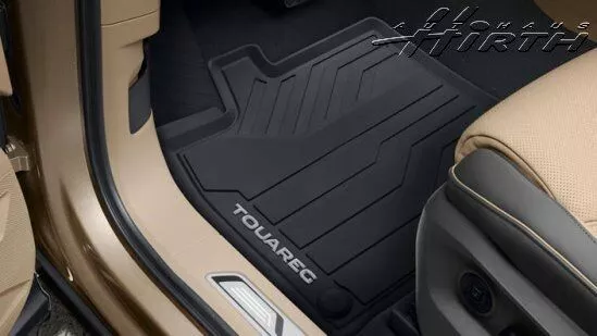 Gummimatten 4er Set Allwetterfußmatten schwarz Original VW Touareg 761061500