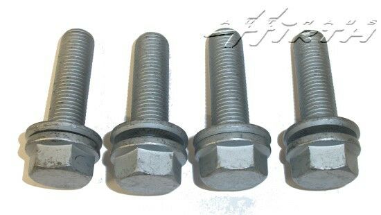 Schraube Bremssattelträger Bremsträger 4 Stück VA Original Audi N  91147601