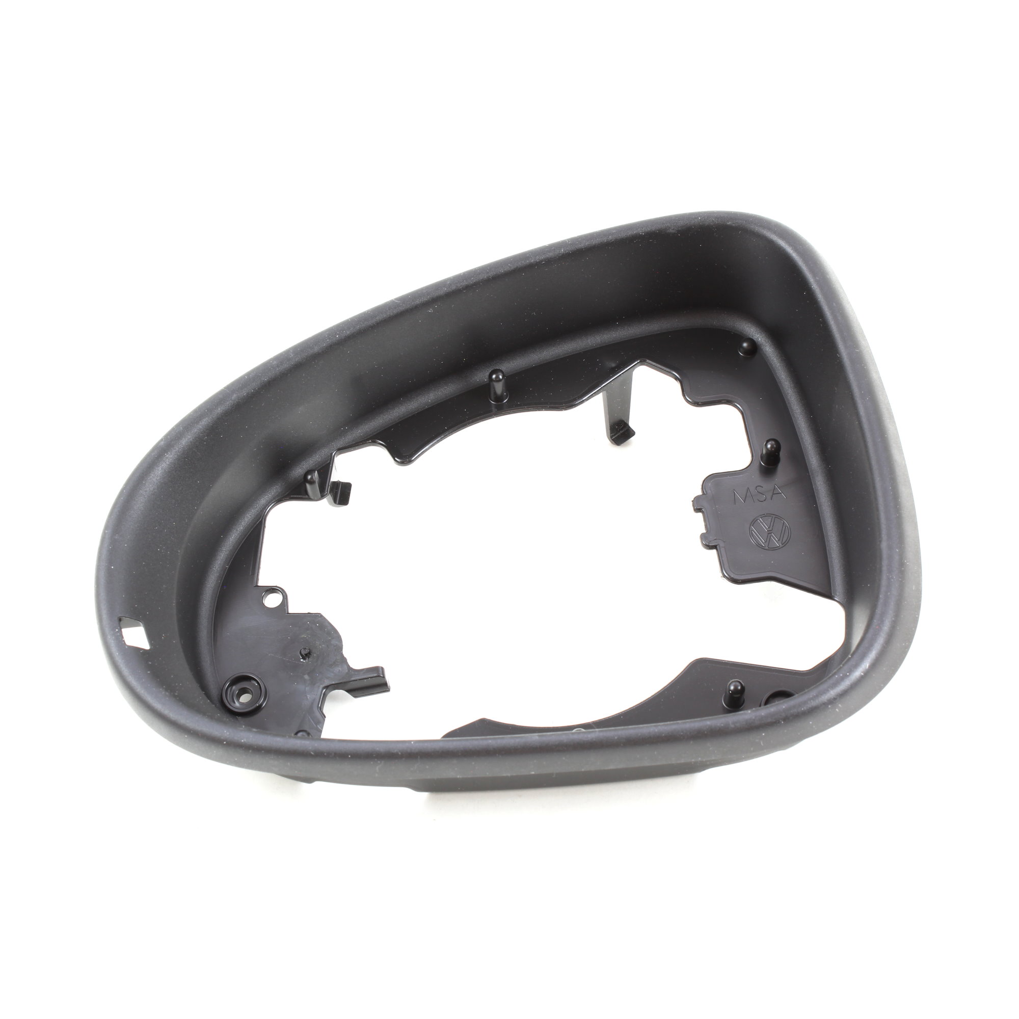 Spiegelrahmen Außenspiegel  links innen satinschwarz 