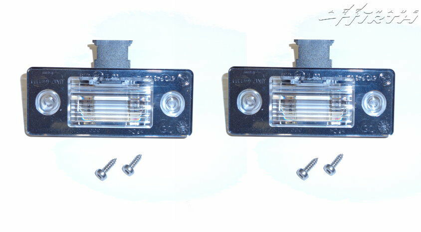 Kennzeichenleuchten 2 Kennzeichen Leuchte links rechts Original Skoda 6Y0943021E