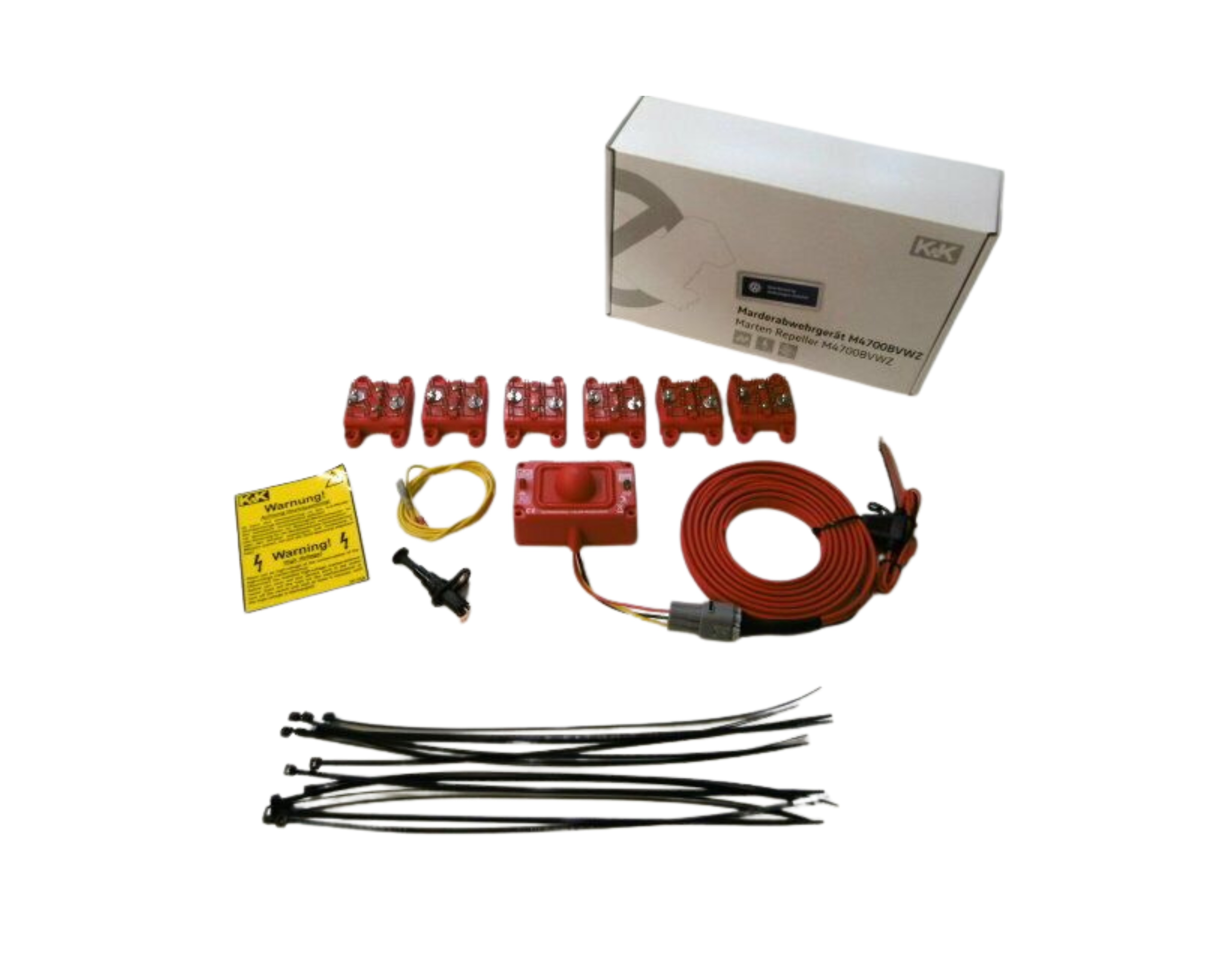 K&K Marderabwehr-Anlage Marderschreck M4700BVWZ Original Volkswagen 000054650J