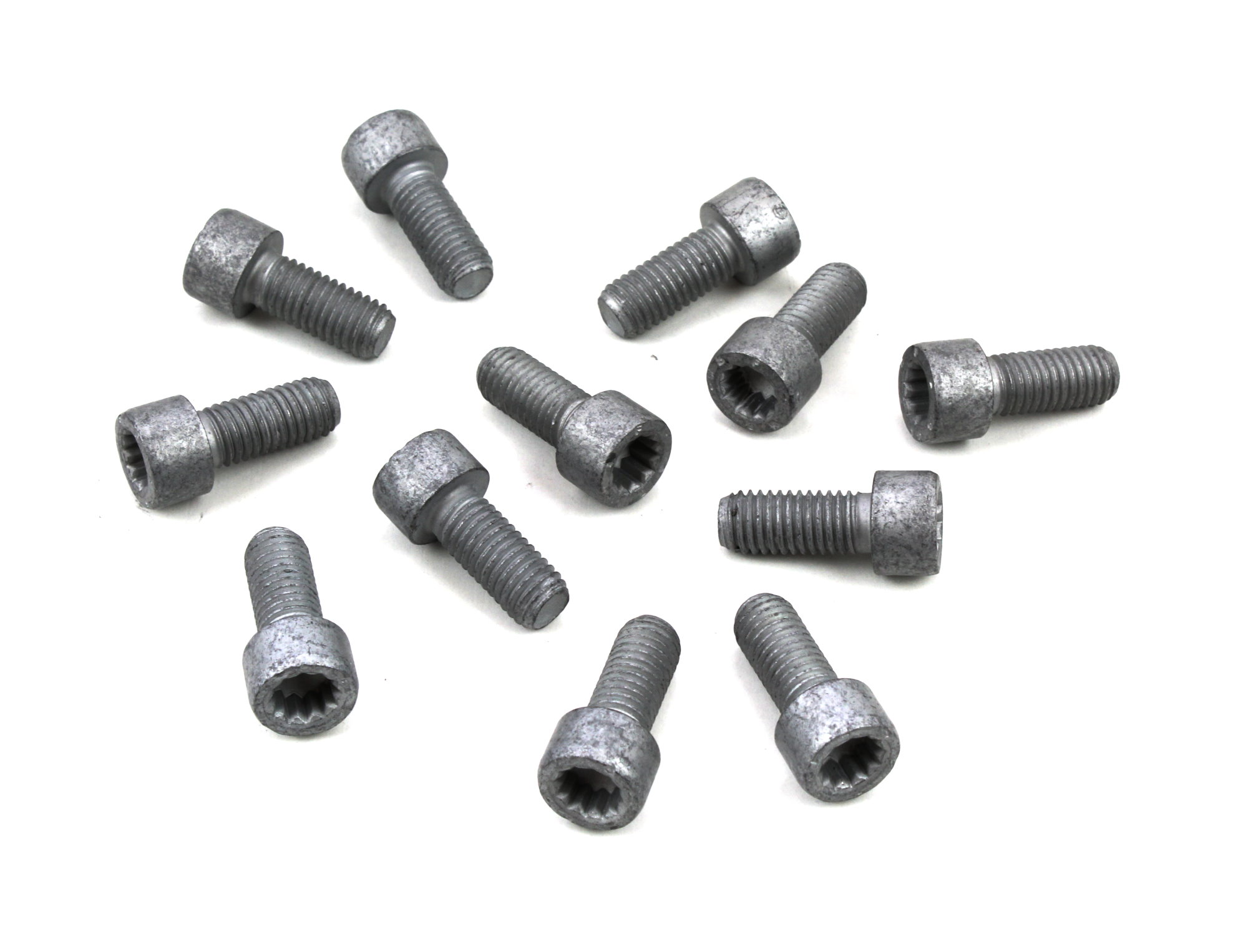 12x Zylinderschraube mit Innenvielzahnkopf Gelenkwelle Innen M10x23