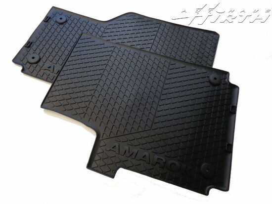 Gummimatten Gummi Fußmatte Matten vorn Original VW Amarok 2H1061502  82V