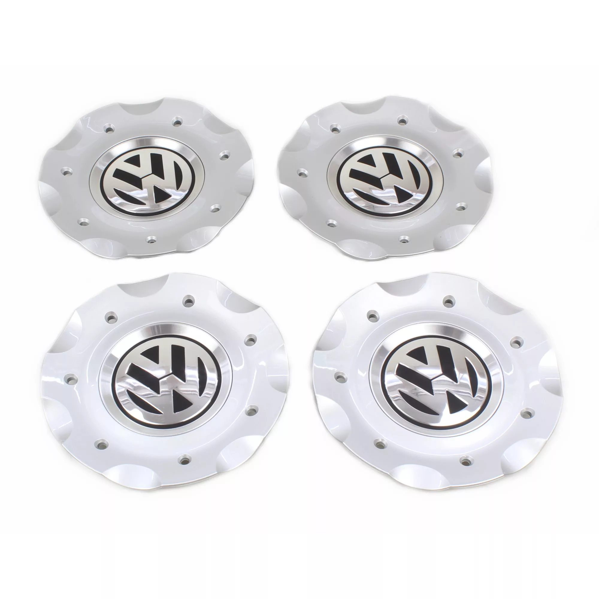 4 Stück Radzierkappen brillantchrom Original VW 1K0601149J 8Z8 (Set)