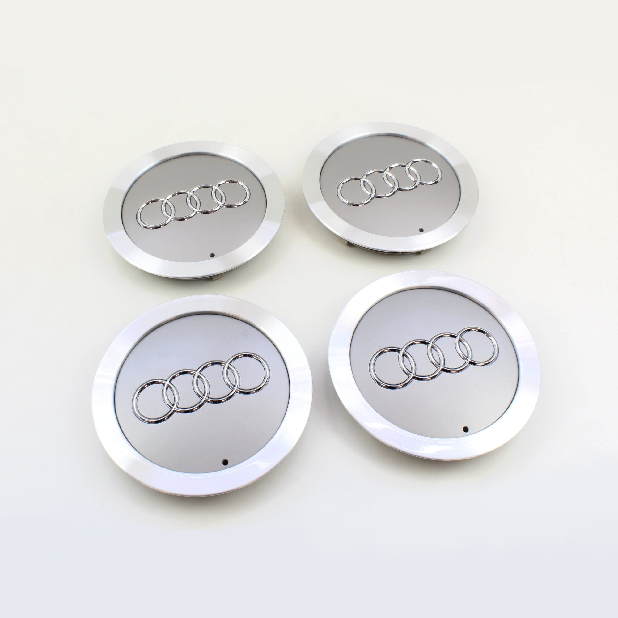 4 Stück Radzierkappe avussilber