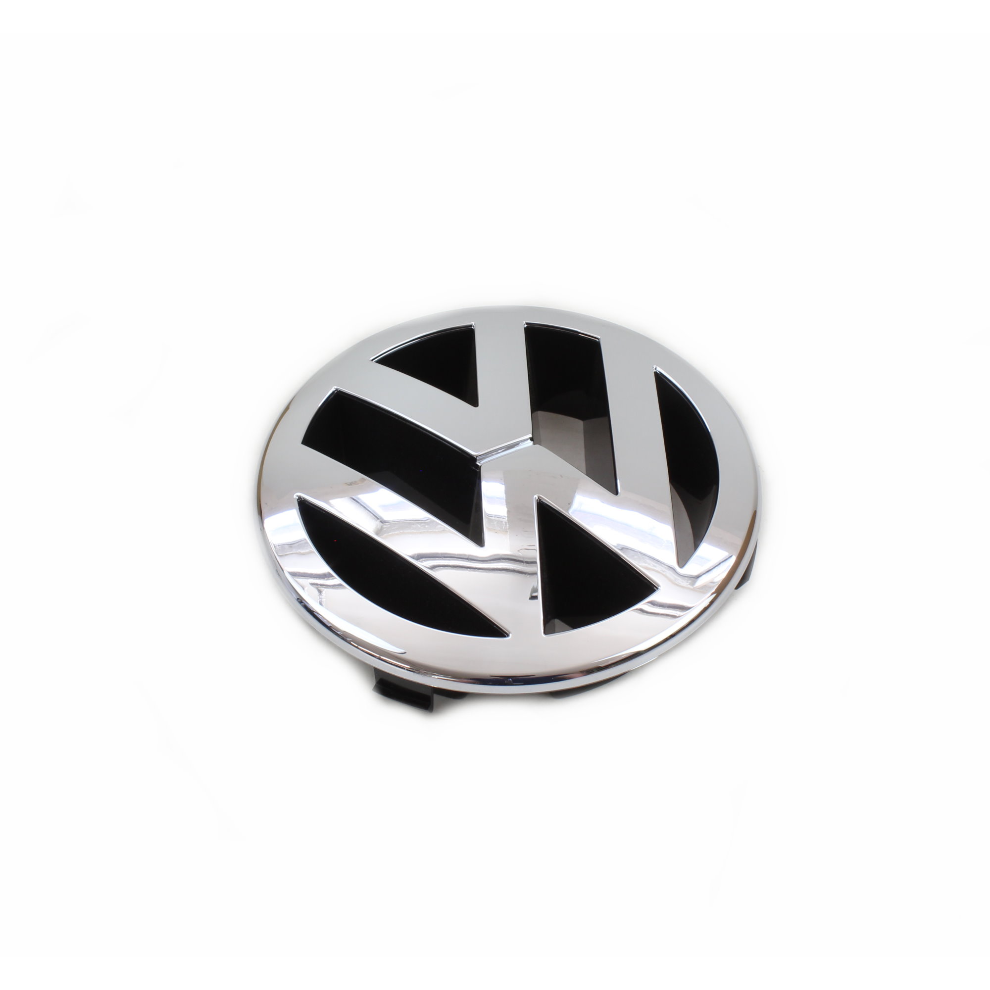 VW-Emblem Logo Kühlergrill chromfarben/schwarz