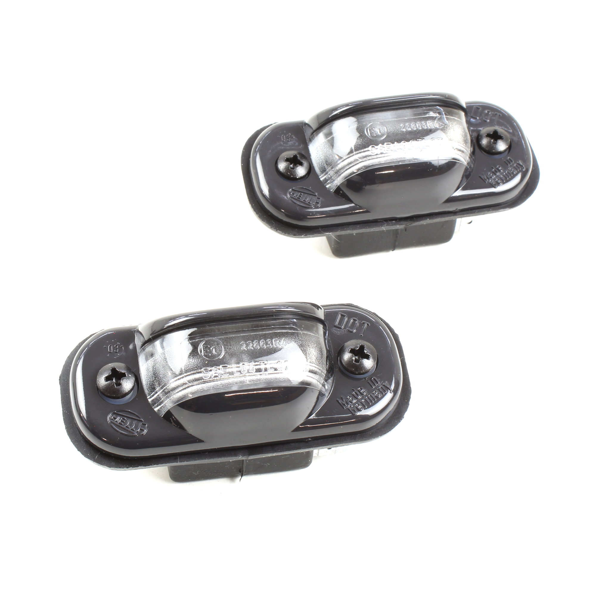 2 Stück Kennzeichenleuchte inkl. Dichtung 