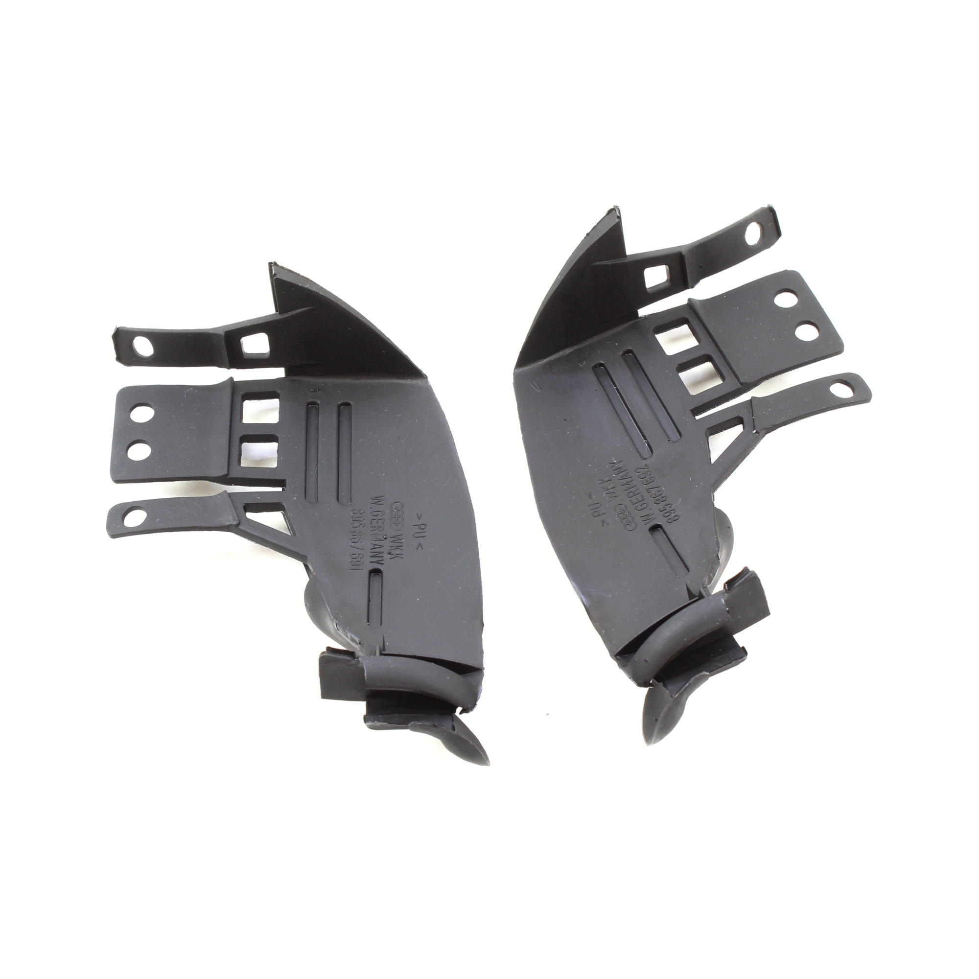 Dichtungsstück Türverkleidung vorn links/rechts satinschwarz Original Audi 895867691  01C