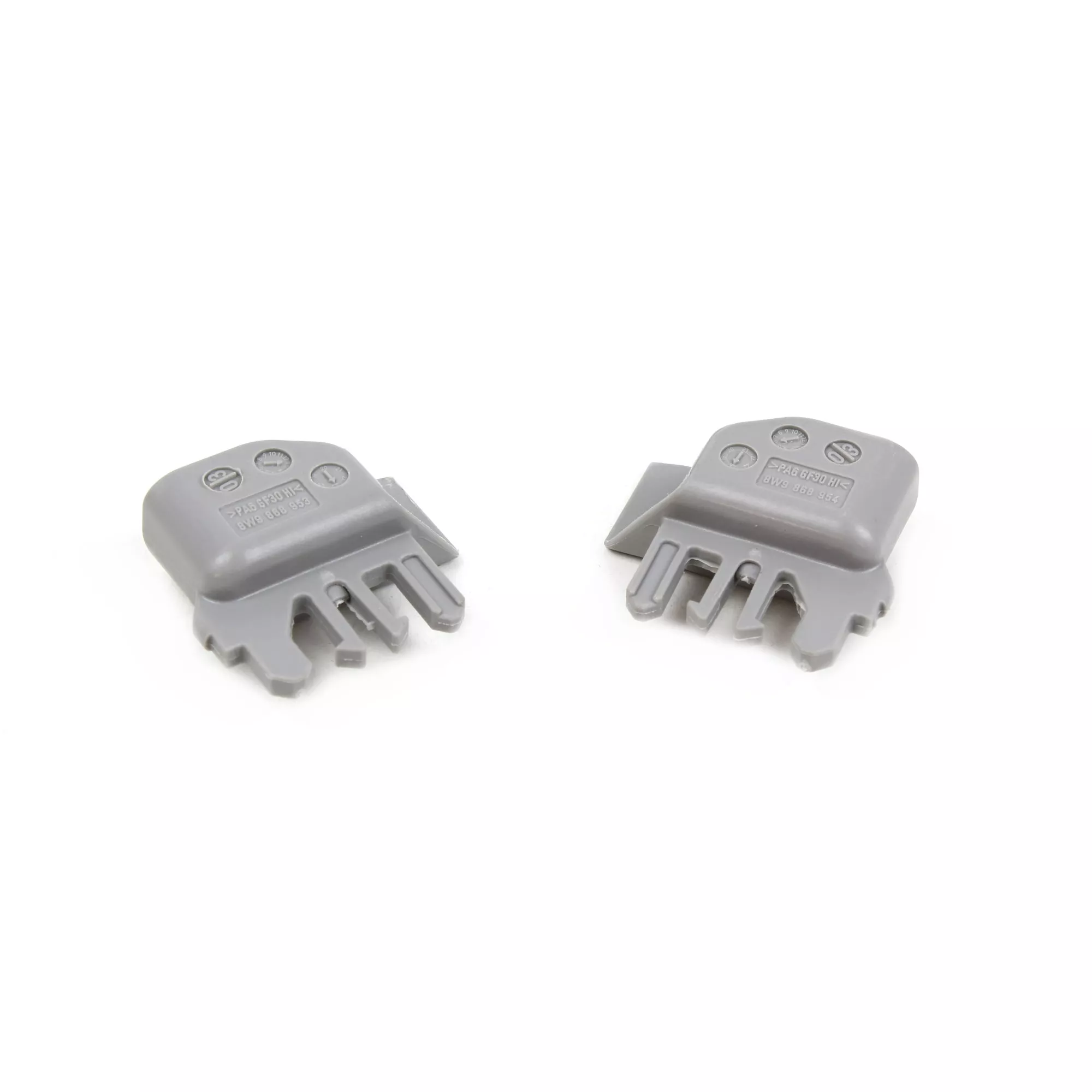 1 Set Mitnehmer für Kofferraum-Rollo li & re titanschwarz