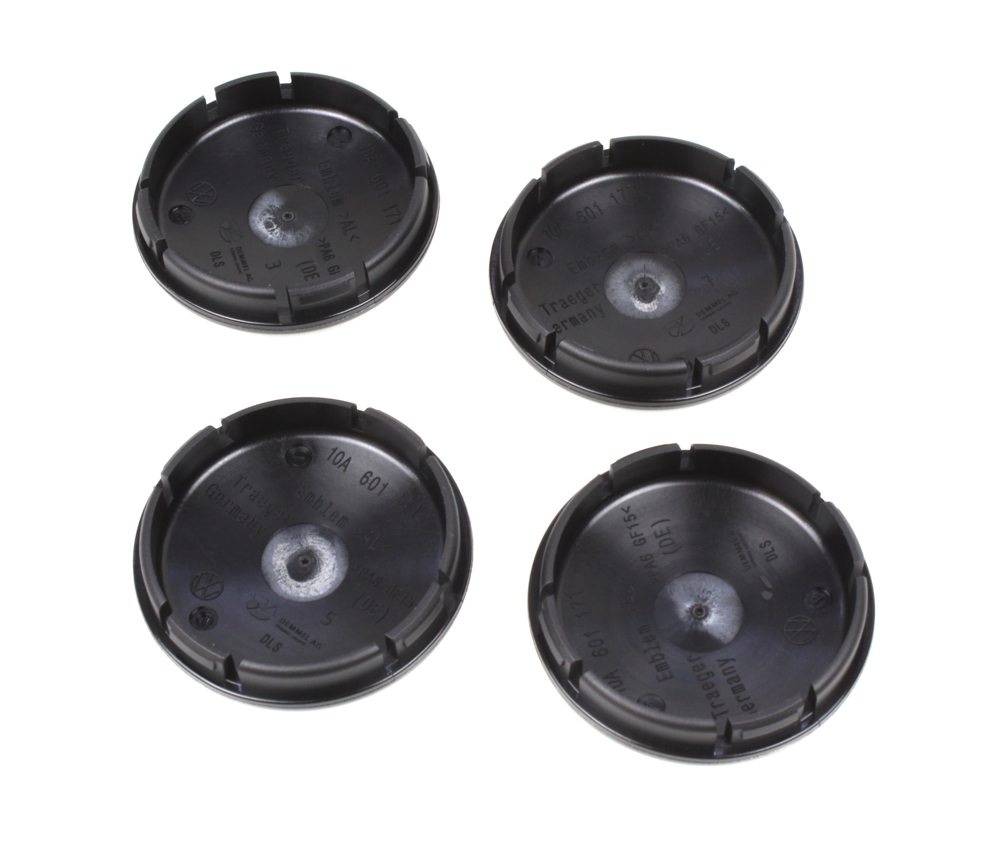 1 Set Abdeckkappe für Alufelge pure white/schwarz