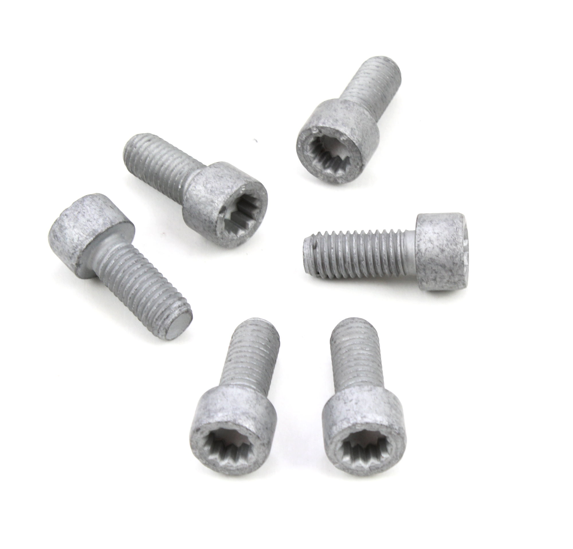 6x Zylinderschraube mit Innenvielzahnkopf Gelenkwelle Innen M10x23