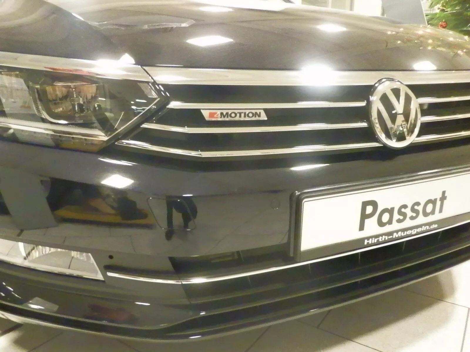 4Motion Schriftzug Zeichen Kühlergrill Original VW Passat 3G B8 3G0853948C NEU