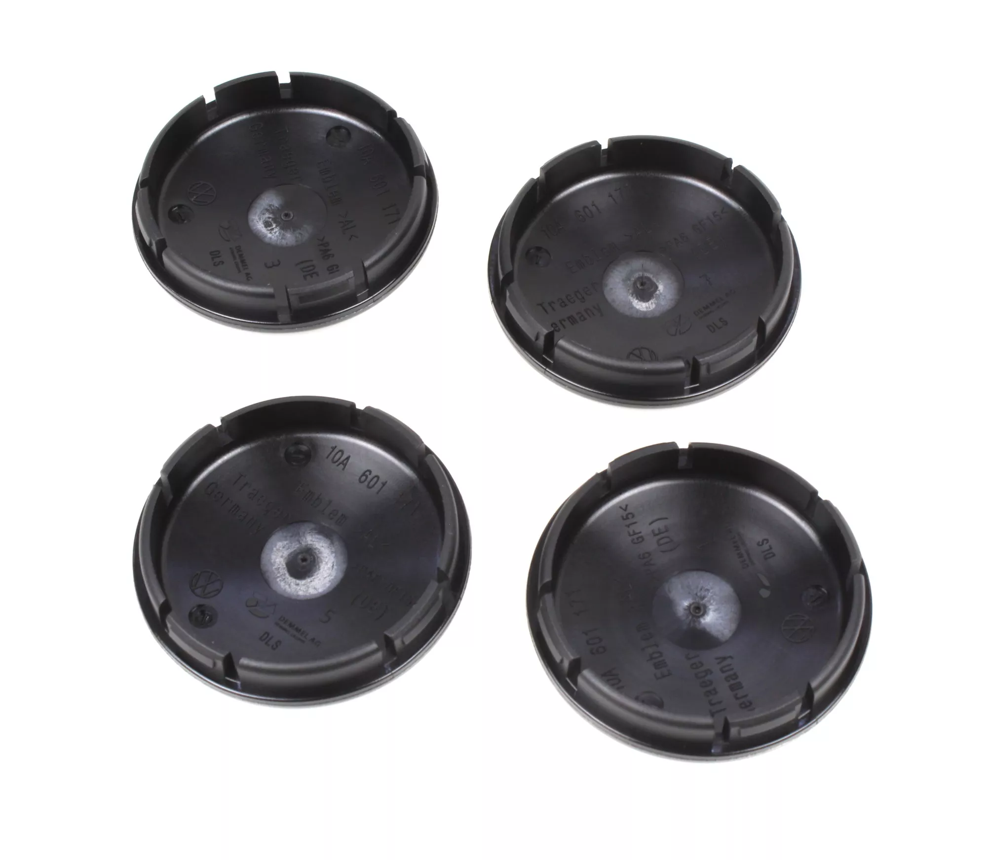 1 Set Abdeckkappe für Alufelge pure white/schwarz