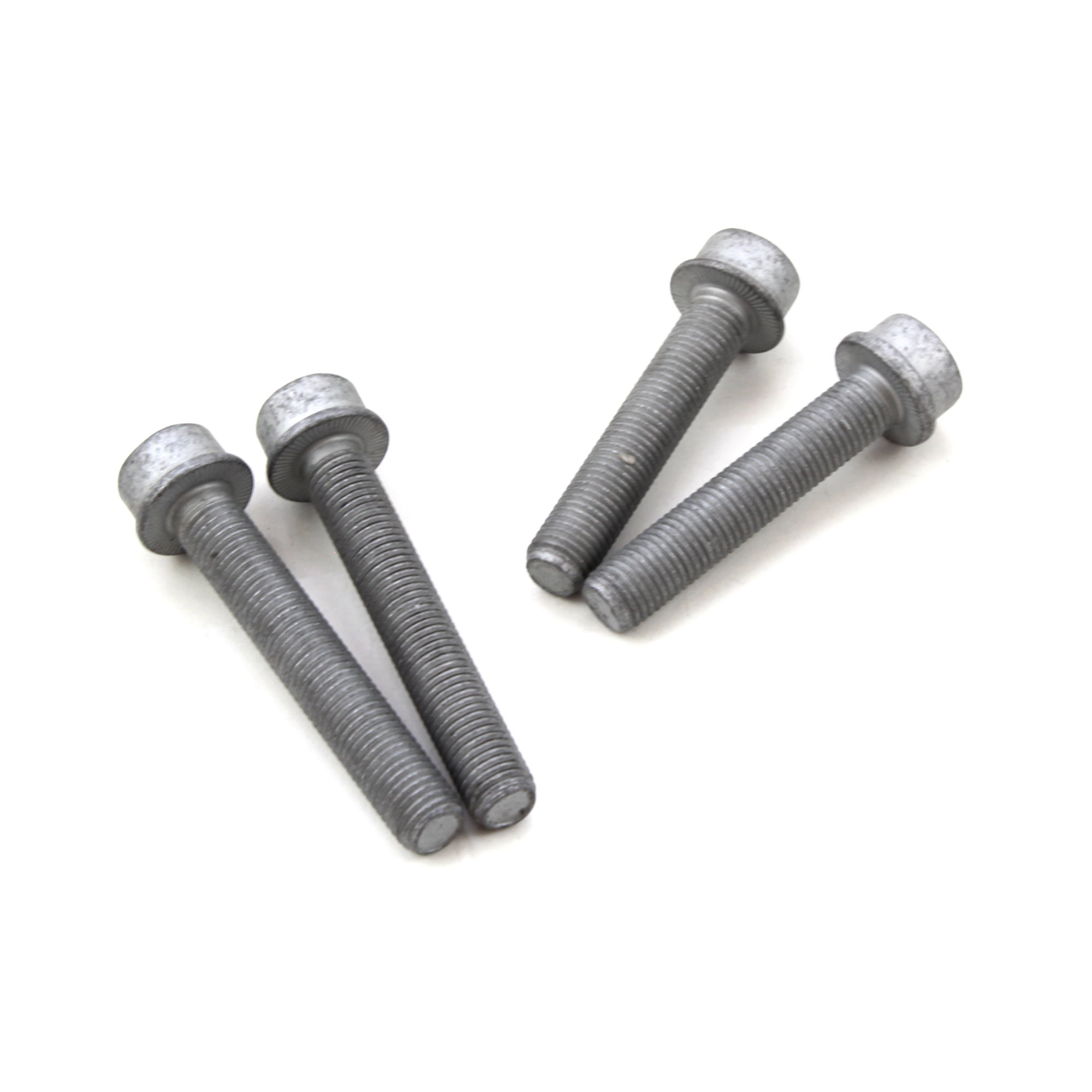 4 Stück Zylinderbundschraube mit Innensechskantkopf für Bremssattelträger hinten N  91058802 + N  91058702