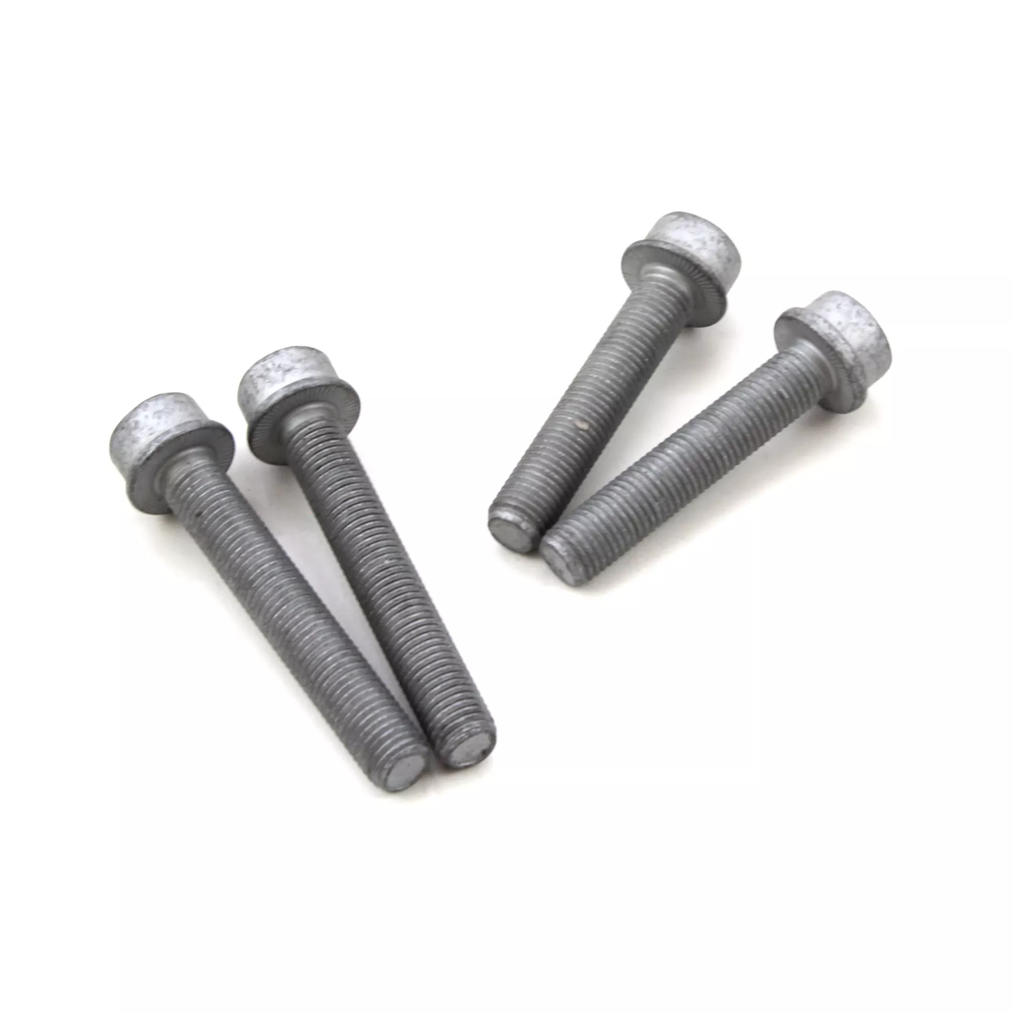 4 Stück Zylinderbundschraube mit Innensechskantkopf für Bremssattelträger hinten N  91058802 + N  91058702