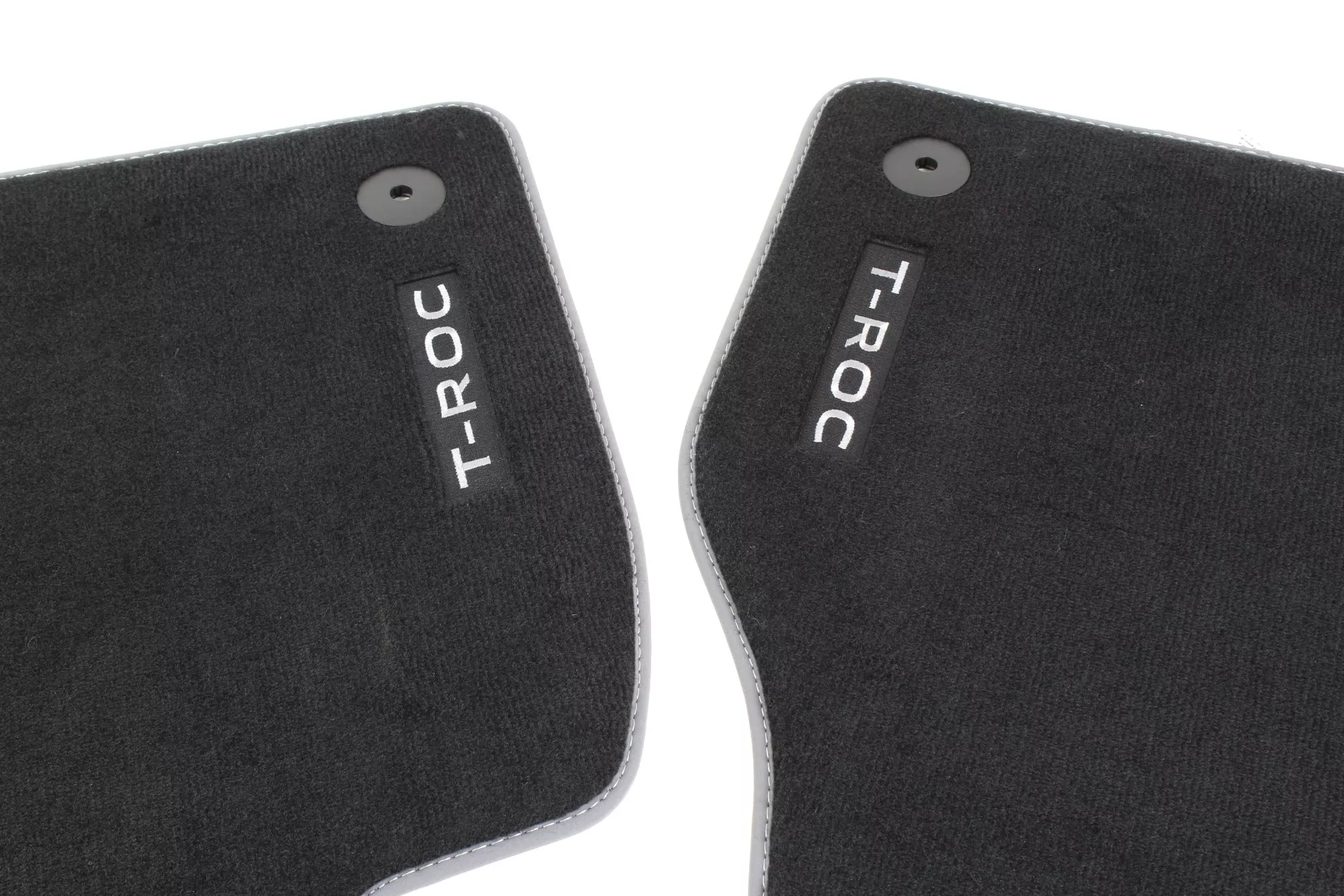 1 Satz Fussmatten schwarz Textil "T-Roc"