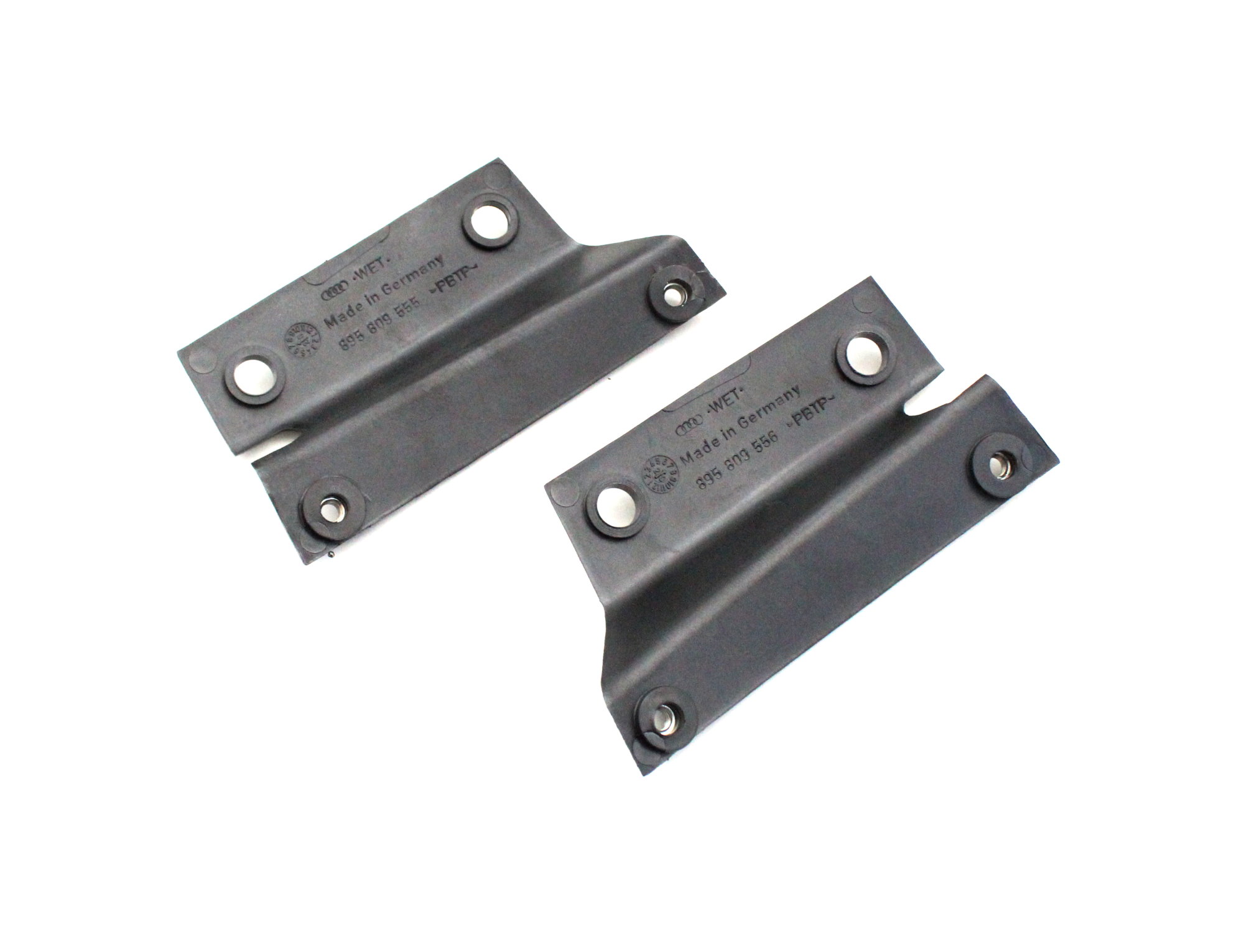 Original Audi Cabrio Coupe Halter Stoßstange hinten links rechts Typ 89 S2 895809555 895809556