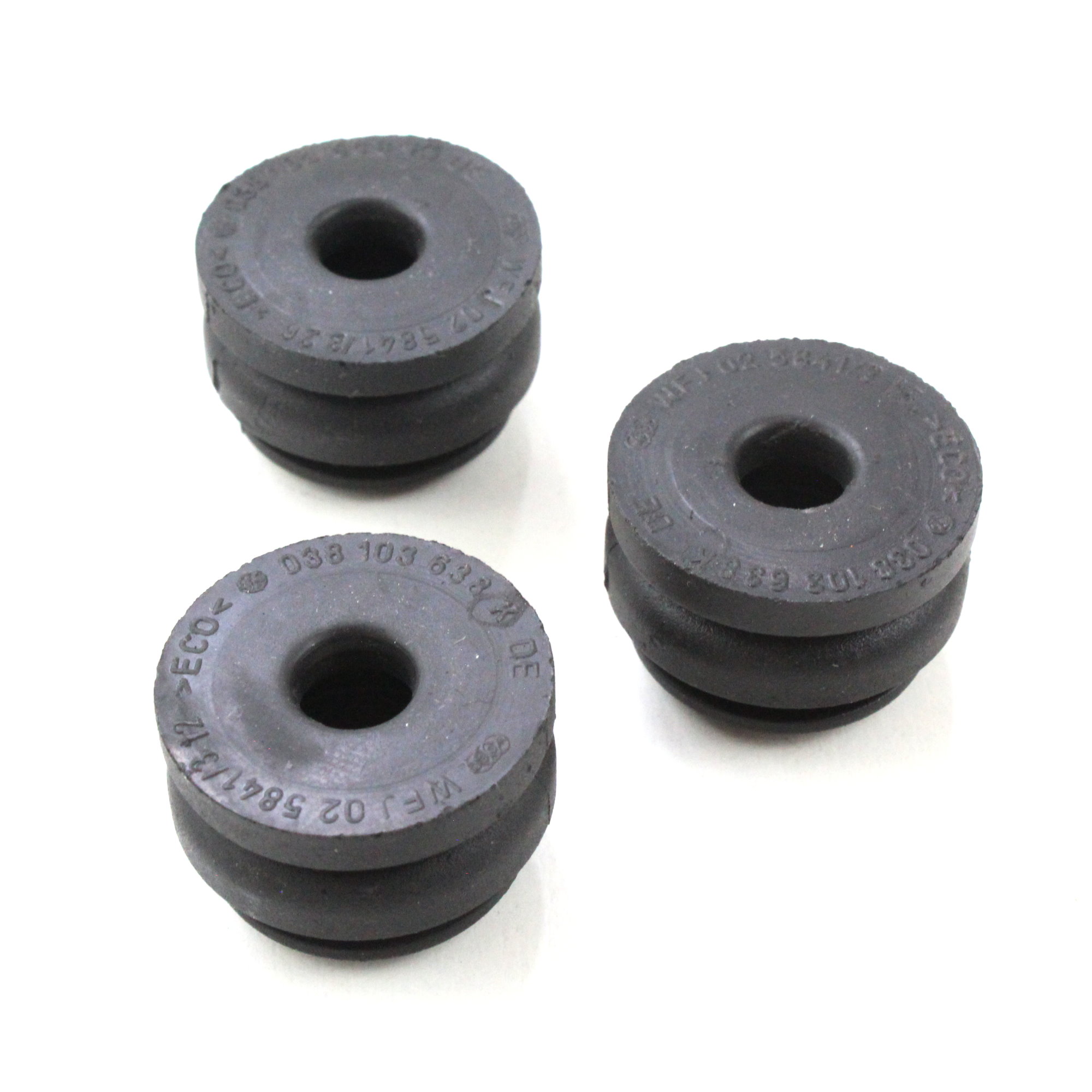 3 Stück Tülle für Motorabdeckung 038103638K