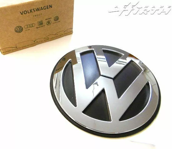 VW Emblem Heckklappe hinten chrom schwarz