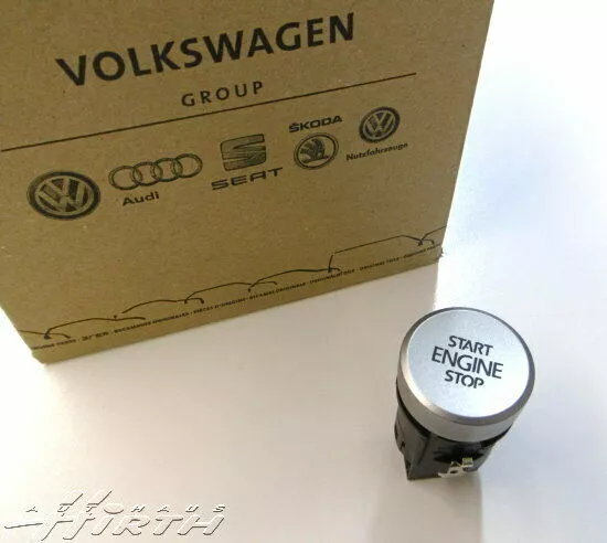 Start Stop Schalter chrom matt Original VW Golf 6 Eos Scirocco 5K0959839B L88