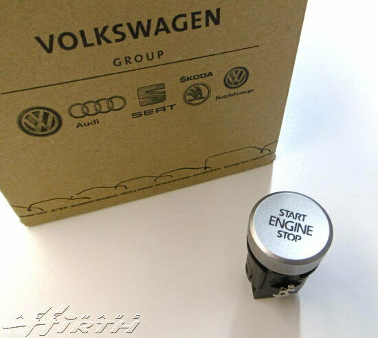 Start Stop Schalter chrom matt Original VW Golf 6 Eos Scirocco 5K0959839B L88