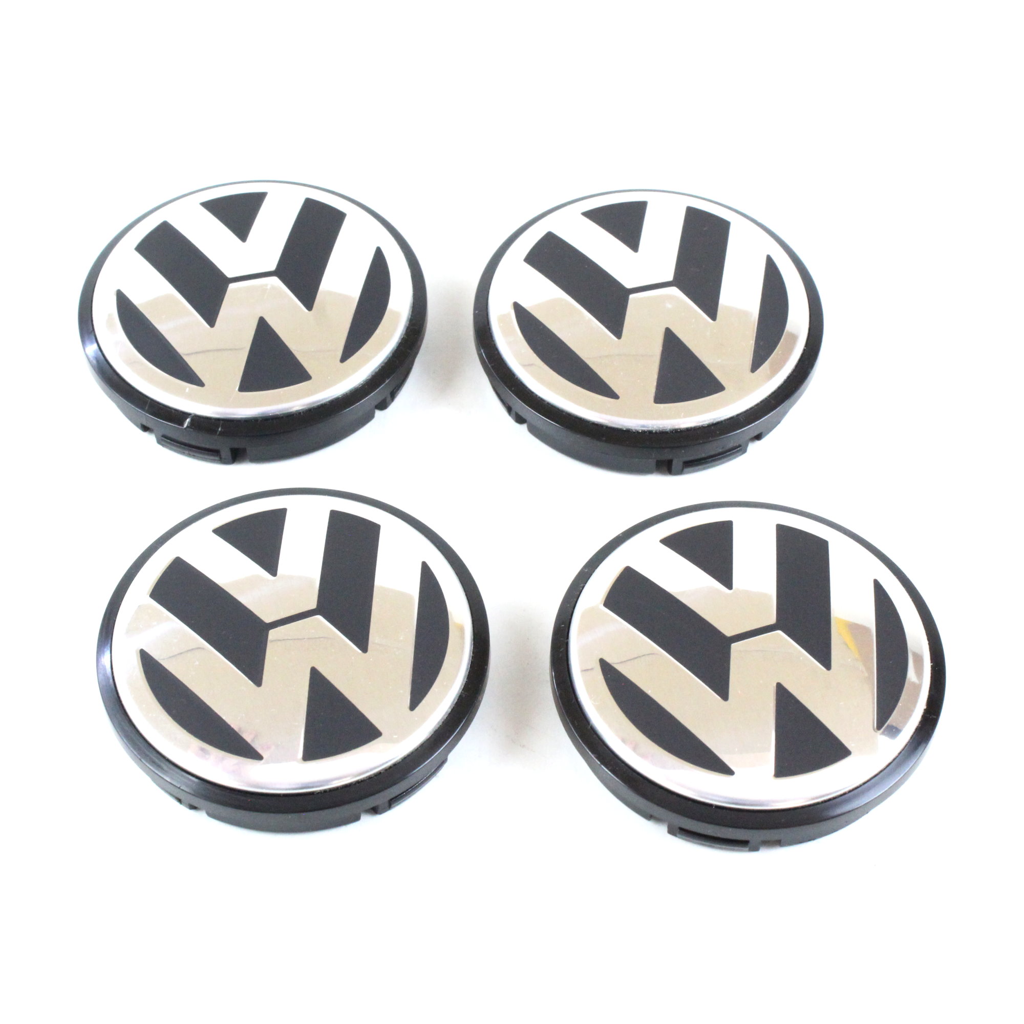 Abdeckkappe Nabenkappe 55mm chrom schwarz