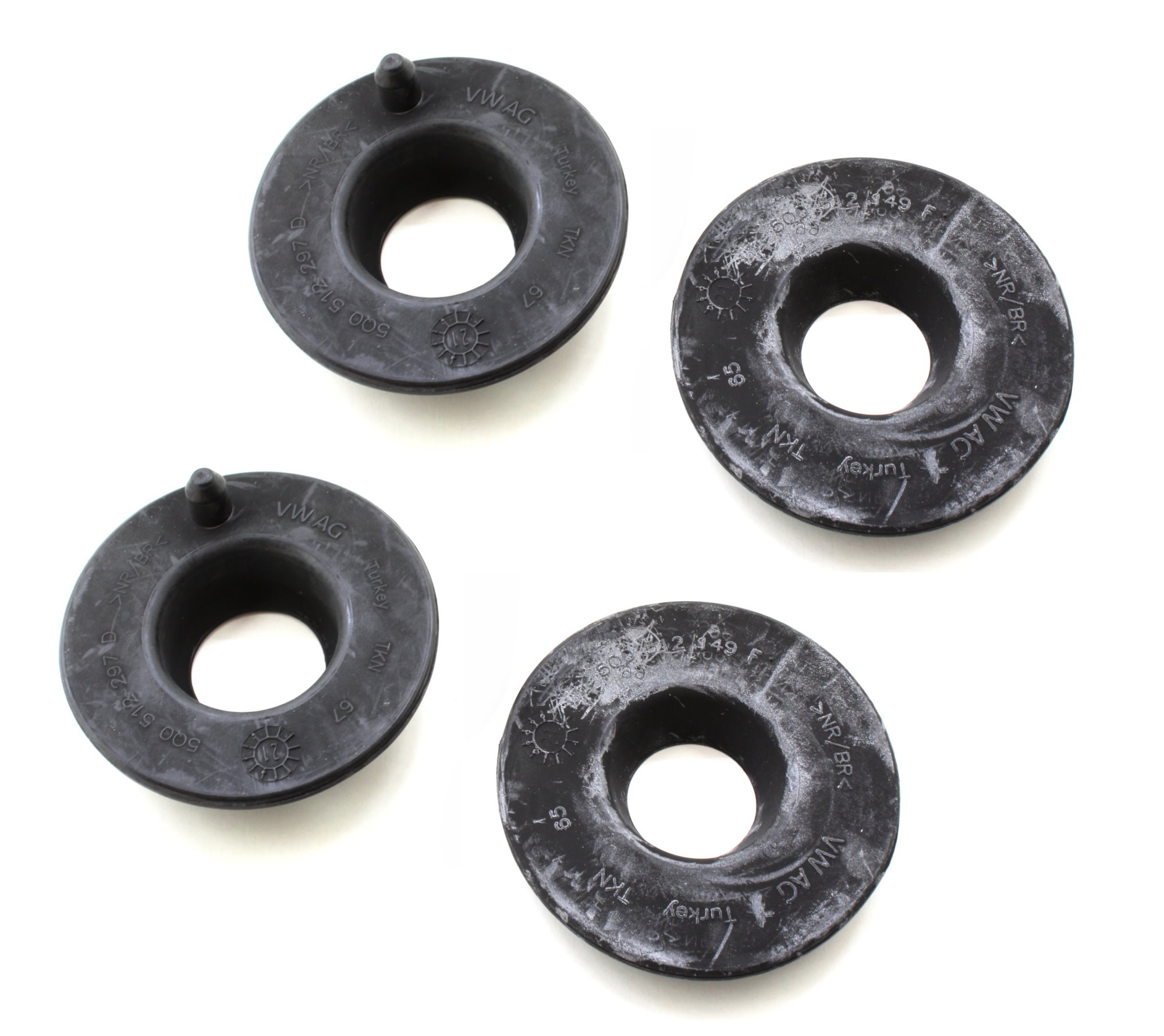 4x Federauflage oben unten rechts links