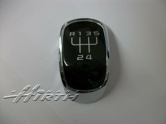 Schaltknauf Schaltung Blende 5 Gang chrom schwarz