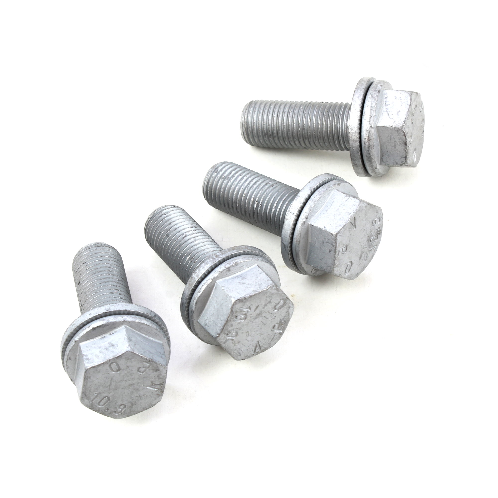 4 Stück Sechskantbundschraube Bremsträger Bremse Bremssattelgehäuse Original VW Audi N  90876802 (Set)