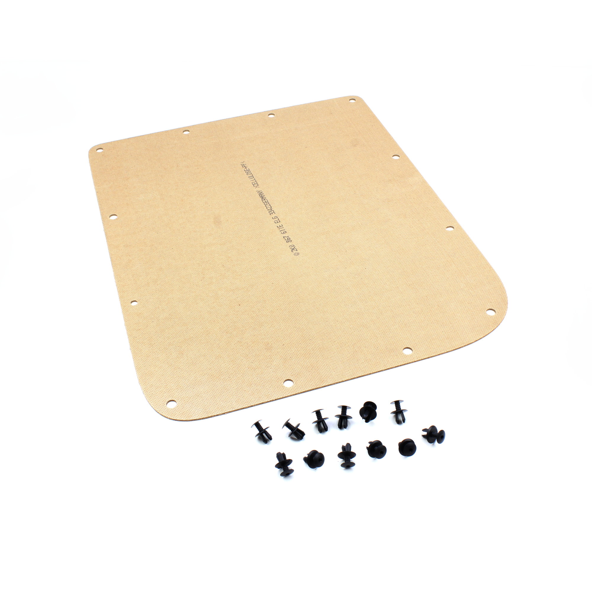 Kofferraumverkleidung Flügeltürverkleidung links Caddy anthrazit