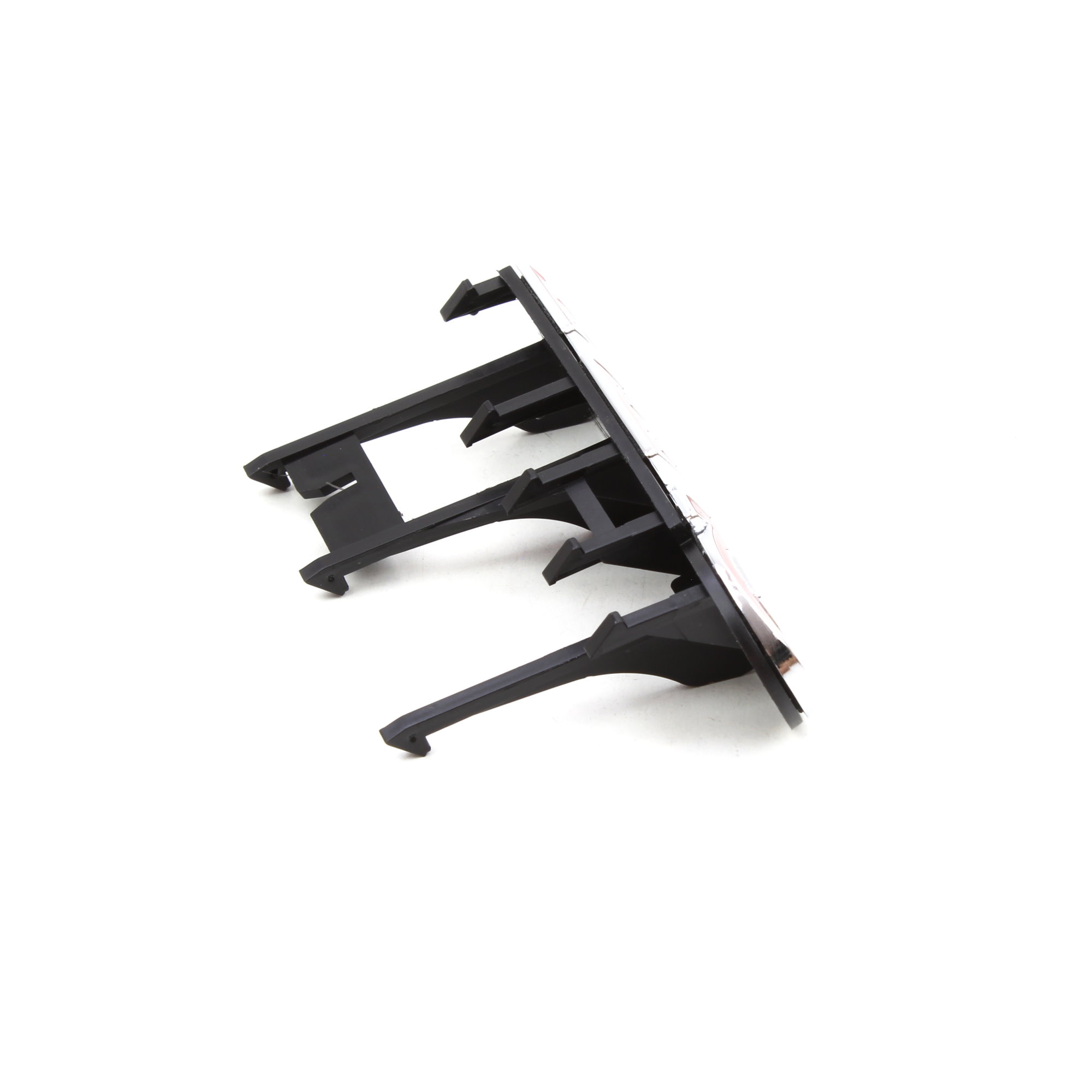 GTI Schriftzug Emblem chrom/rot 