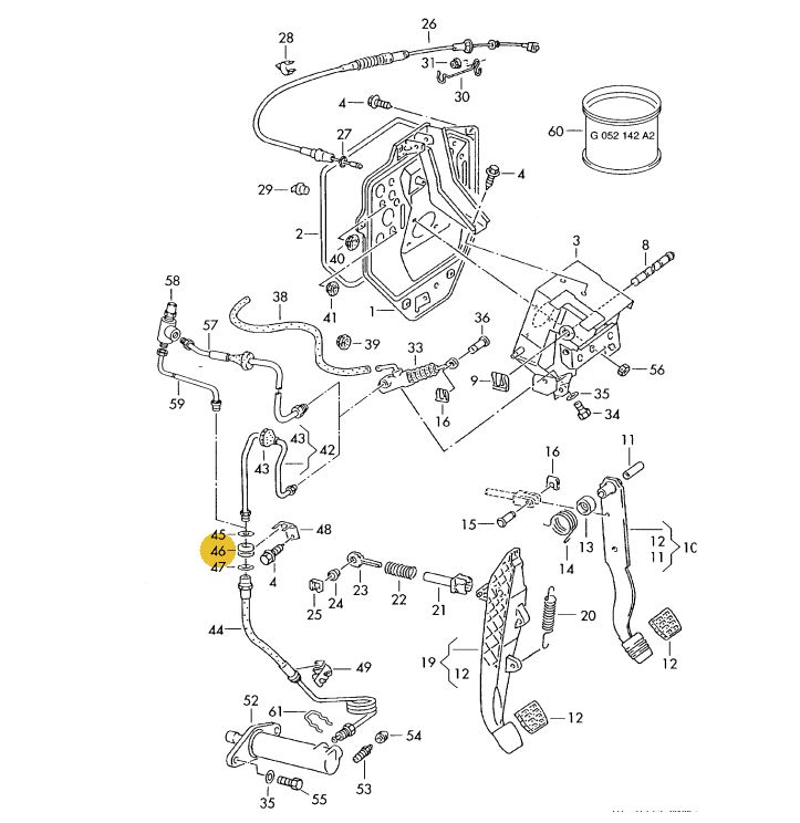 Verbindungsstück für hydraulische Kupplungsbetätigung
