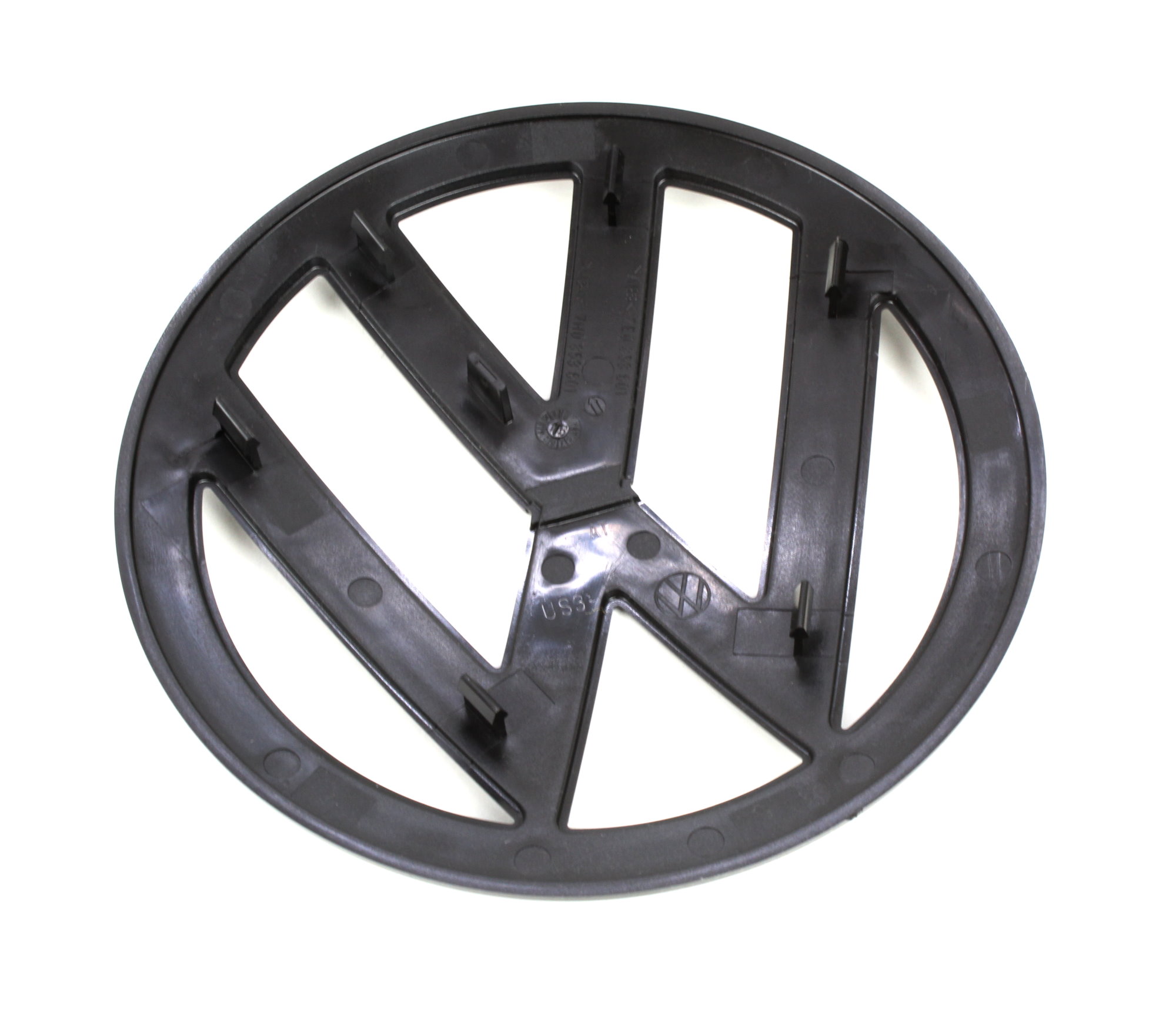 Original VW T5 03-10 schwarzes Emblem Kühlergrill 7H0853601  041