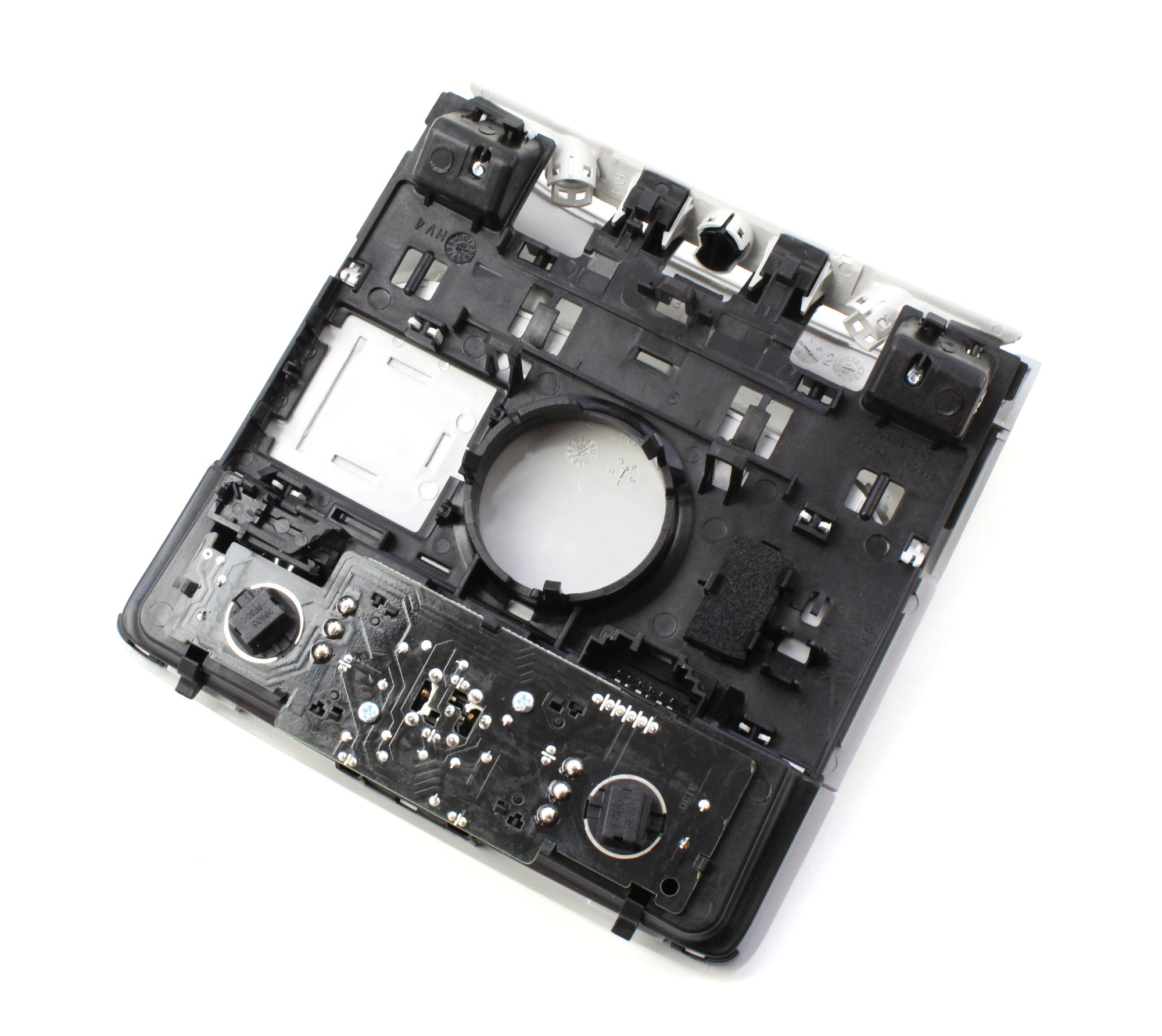 Innen- und Leseleuchte vorn perlgrau-chrom-seidenmatt