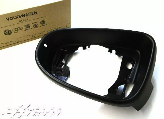 Spiegelrahmen Außenspiegel Blende links schwarz Original VW 5K7857601  9B9