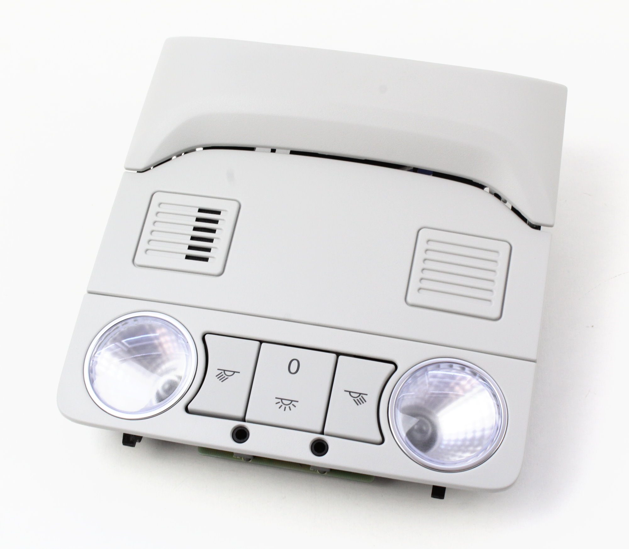 Innen- und Leseleuchte vorn perlgrau-chrom-seidenmatt