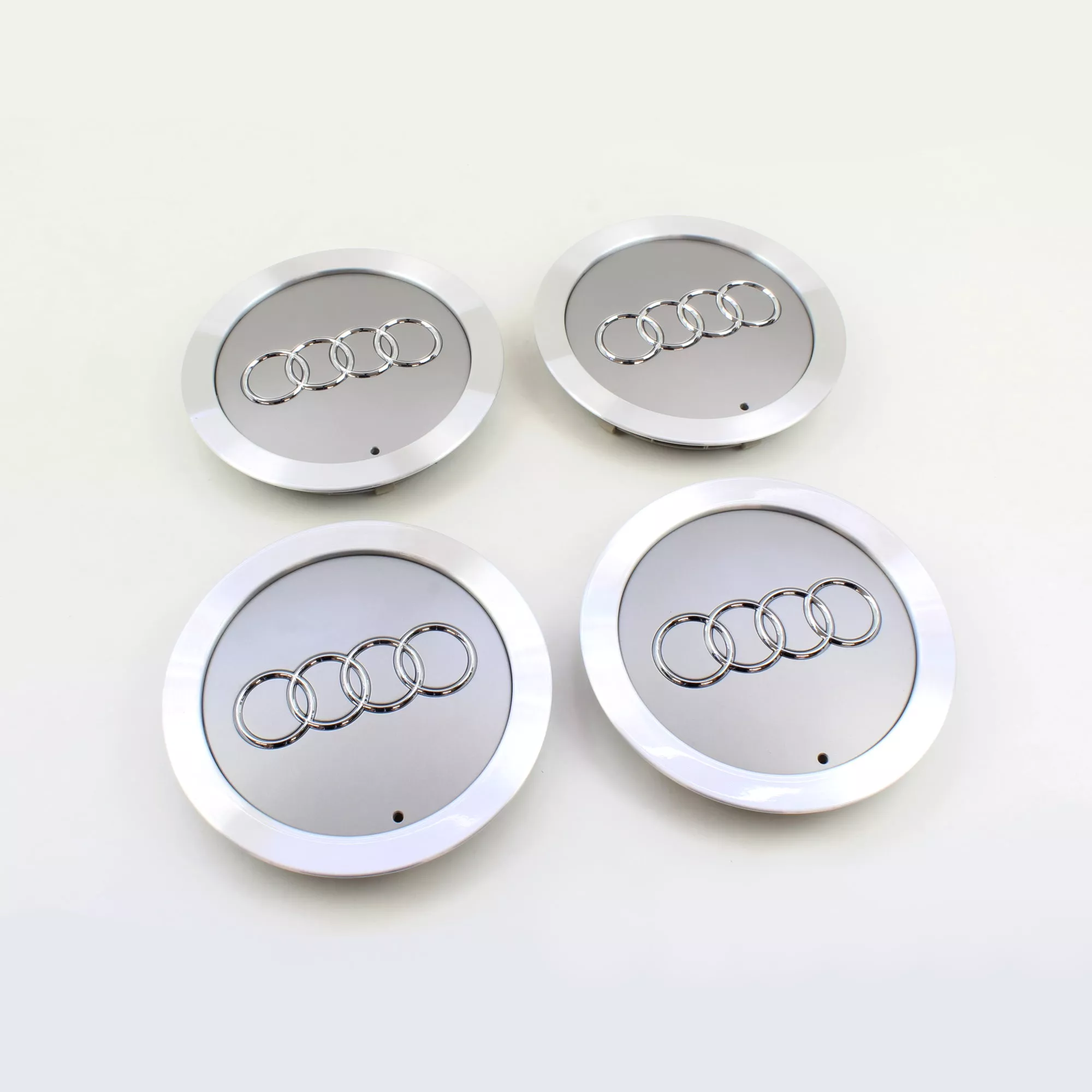 4 Stück Radzierkappe avussilber