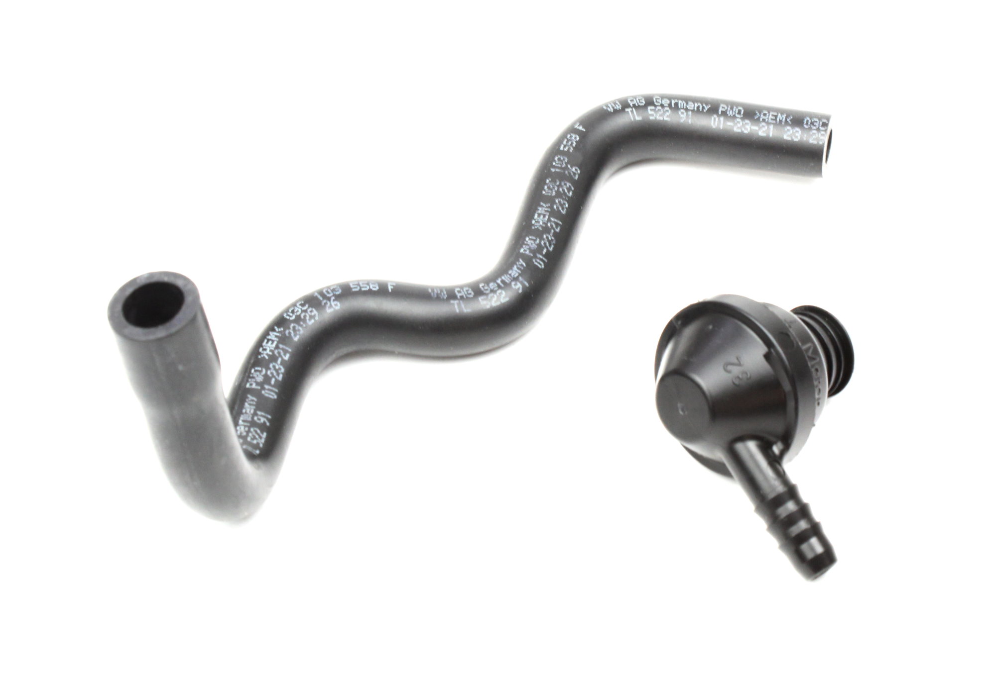 Entlüftungsschlauch + Ventil Kurbelgehäuseentlüftung