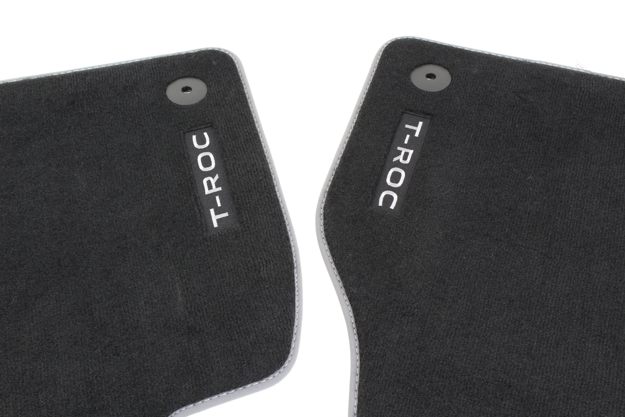 1 Satz Fussmatten schwarz Textil "T-Roc"