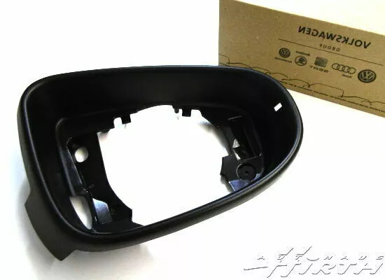 Spiegelrahmen Außenspiegel Blende rechts schwarz Original VW 5K7857602  9B9